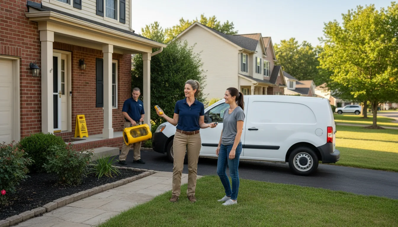 Water restoration image for Flood Water Cleanup, Removal And Restoration Services in Oakham, MA